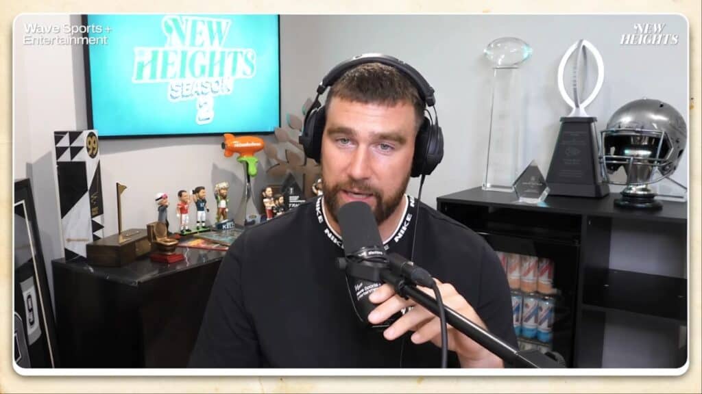 Travis Kelce on the New Heights Podcast