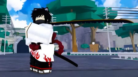 A Soul Reaper poses with their Odachi in Type Soul