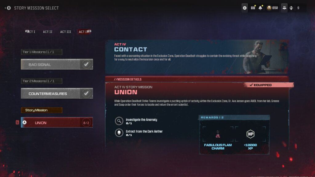 How To Complete Union MWZ Act 4 Mission