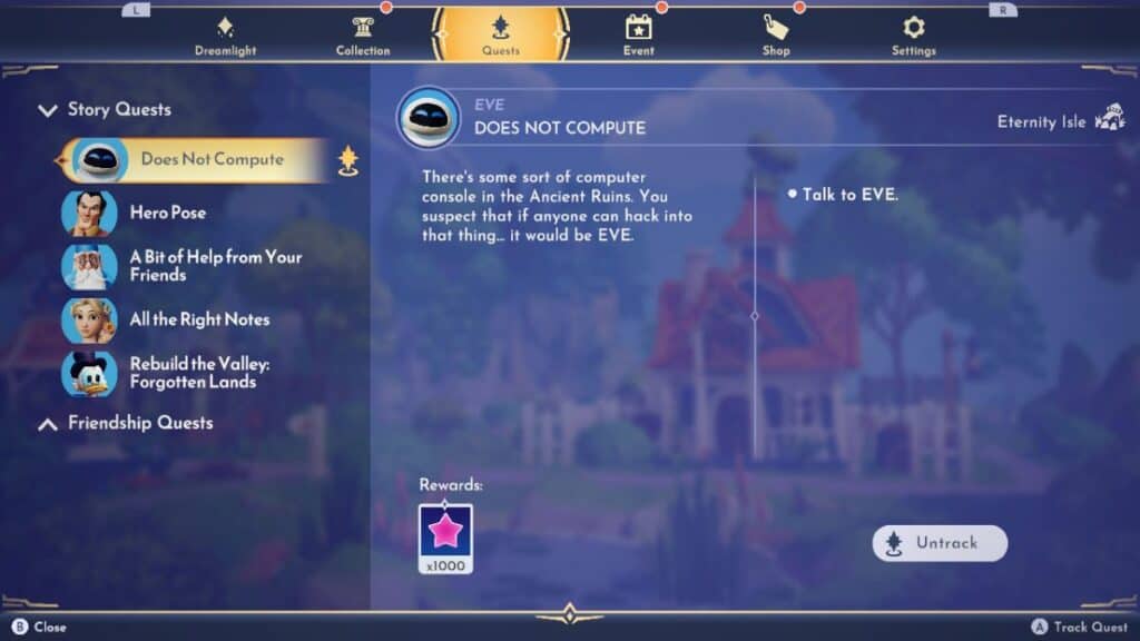 Disney Dreamlight Valley: Does Not Compute Quest Guide
