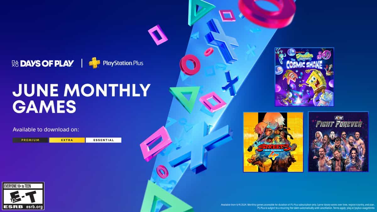 Sony Announces Free PS Plus Games For June 2024