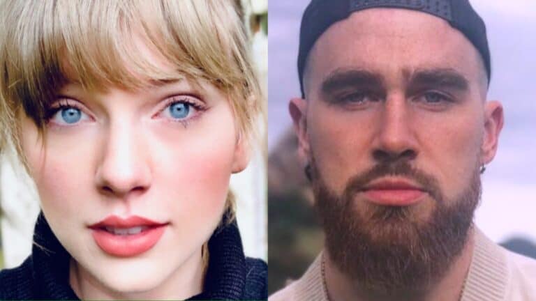 Taylor Swift and Travis Kelce on Instagram