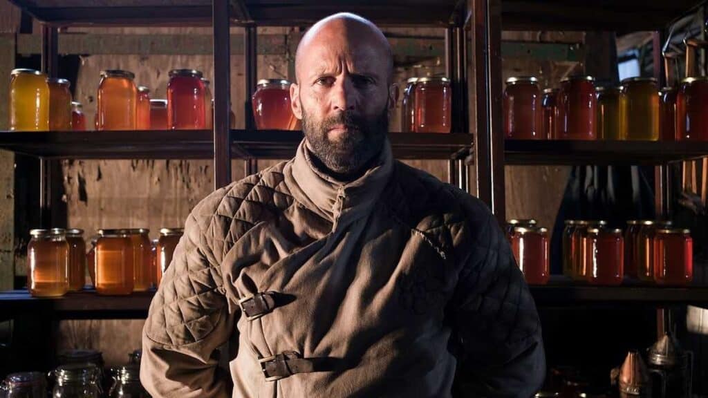 A shot of Jason Statham in The Beekeeper