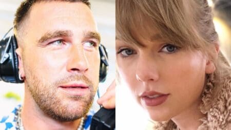 Travis Kelce and Taylor Swift roasted on TV