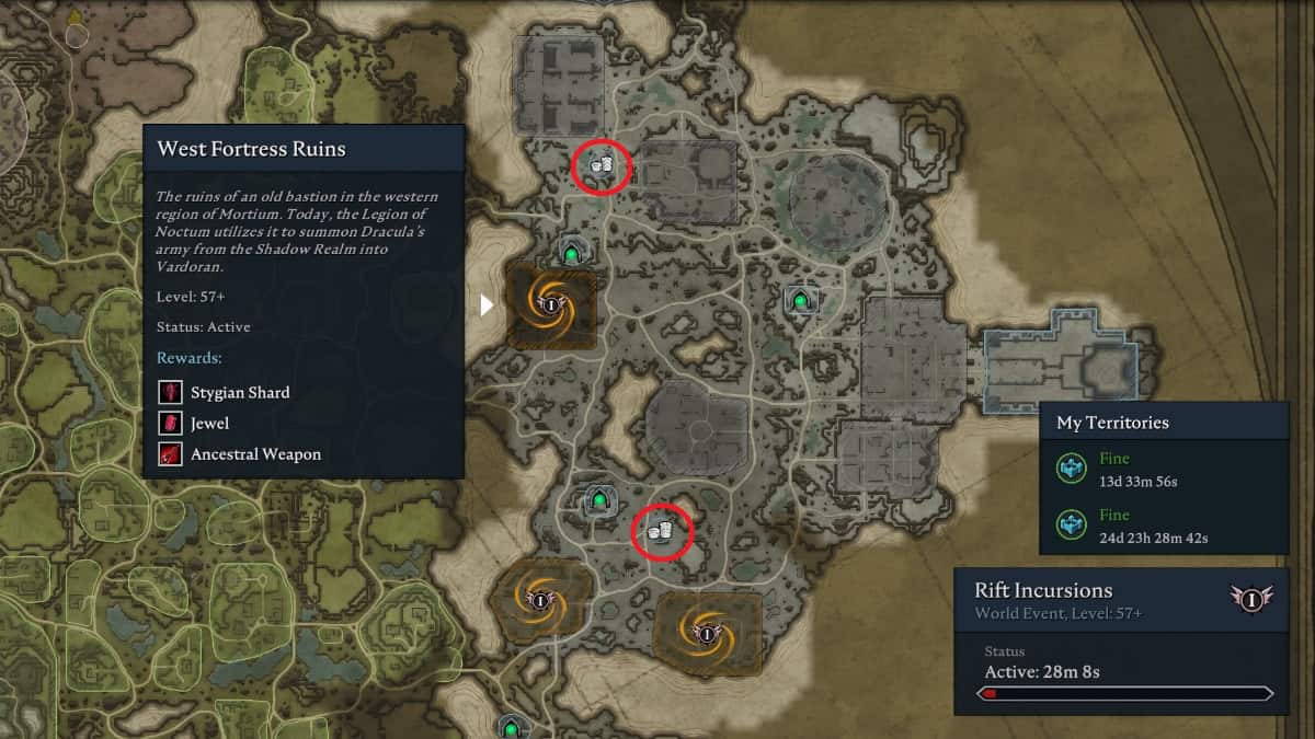 Guide d'incursion de V Rising Rift