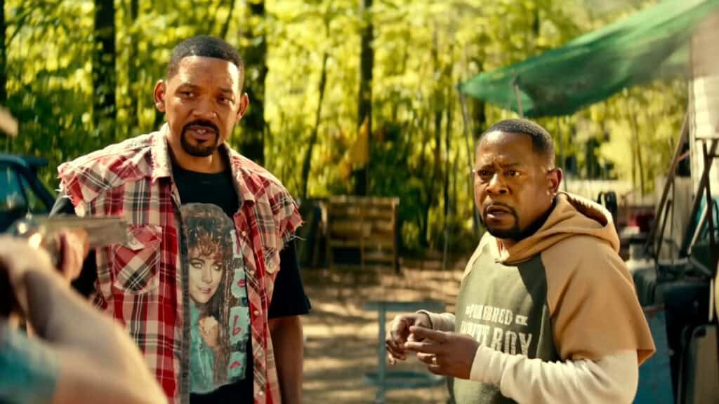 Martin Lawrence and Will Smith in Bad Boys: Ride or Die which may or may not have a post-credits scene.