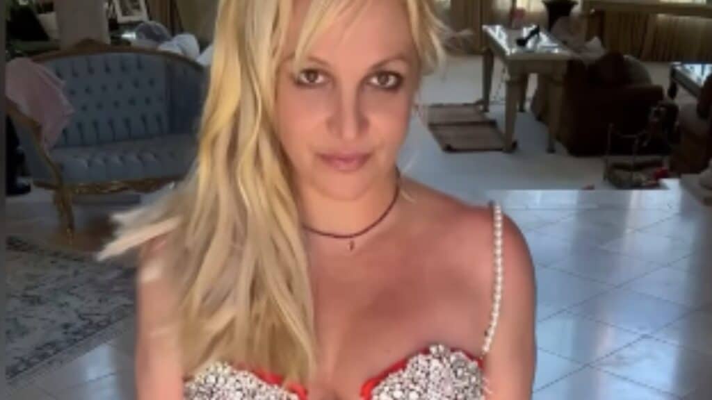 Britney Spears poses in video on Instagram