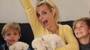 Britney Spears and her sons