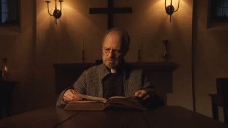 David Hyde Pierce in The Exorcism which might have a post-credits scene.
