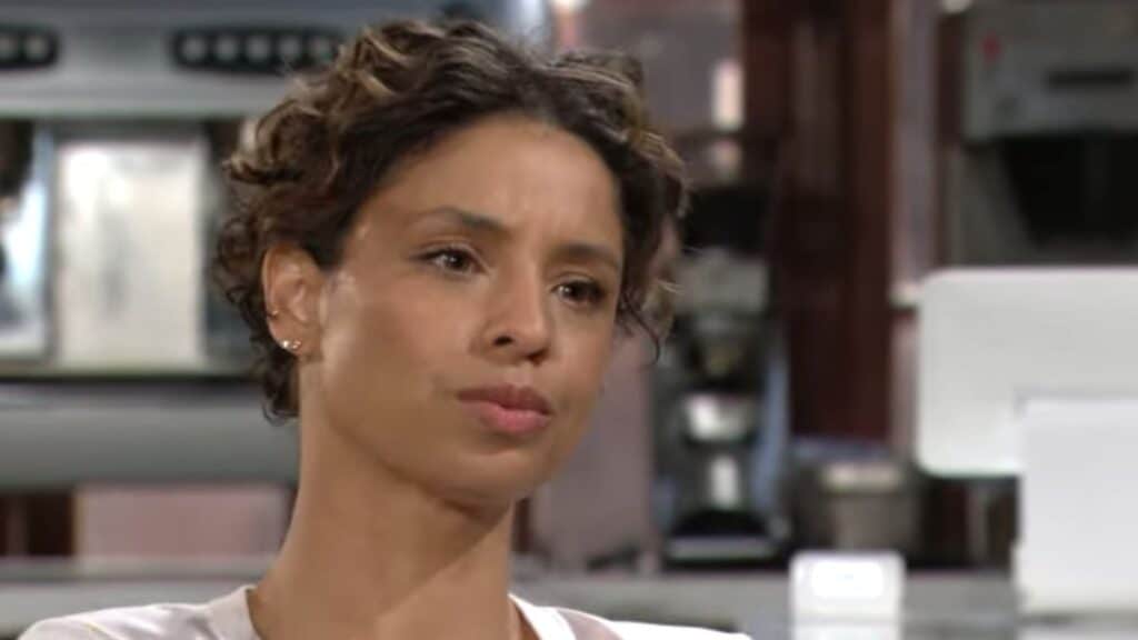 The Young and the Restless actress Brytni Sarpy as Elena Dawson.