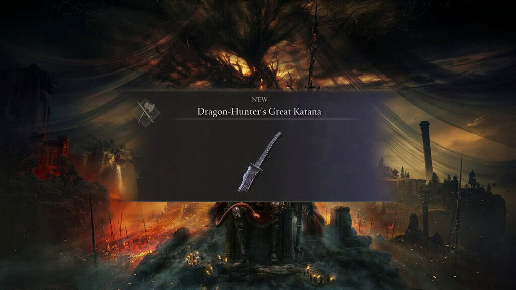 How To Get the Dragon-Hunter's Great Katana in Elden Ring Shadow of the Erdtree