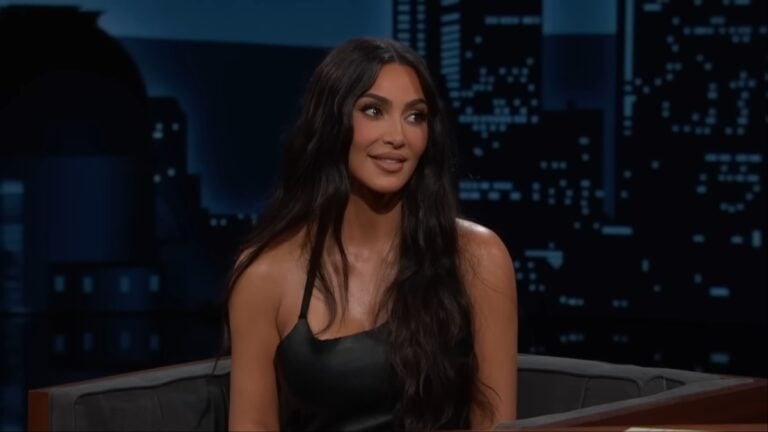 Kim Kardashian on Jimmy Kimmel Live