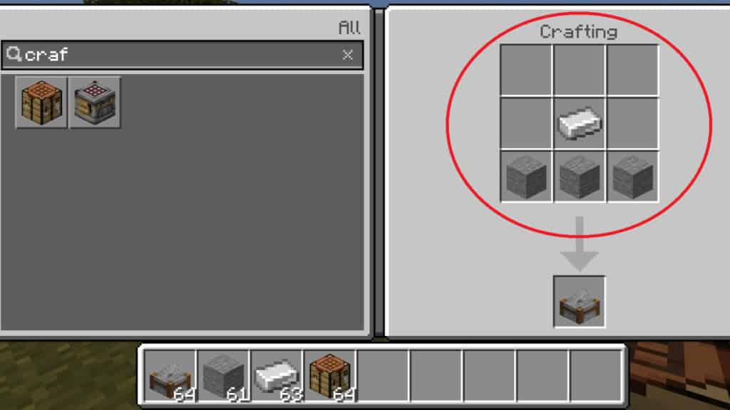 How to Rock With the Stonecutter Recipe in Minecraft