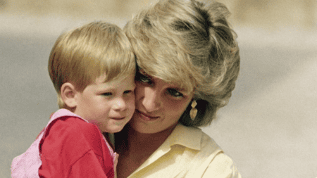 Princess Diana Holding Prince Harry