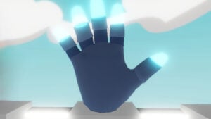 A close-up of the Siphon Glove from Slap Battles Roblox